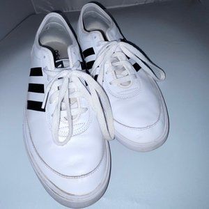Adidas Court Spin white leather men's size 11 sneakers